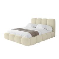 POLSTERBETT mit Bettkasten und Lattenrost, Boxbett ohne Matratze - KALA 140x200 Beige - Taupe, Holzwerkstoff/Textil (140/200cm) - ALTDECOR