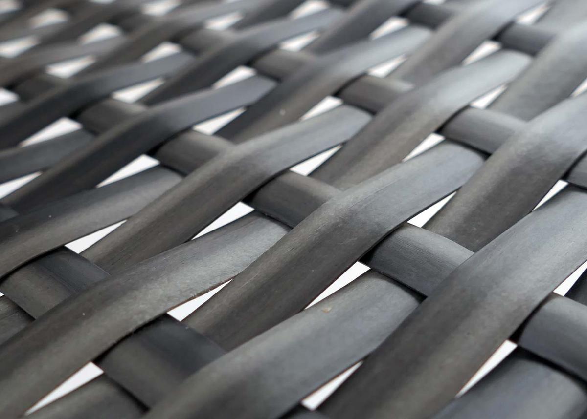 POLY-RATTAN GARNITUR Grau - Grau, Kunststoff - MCW