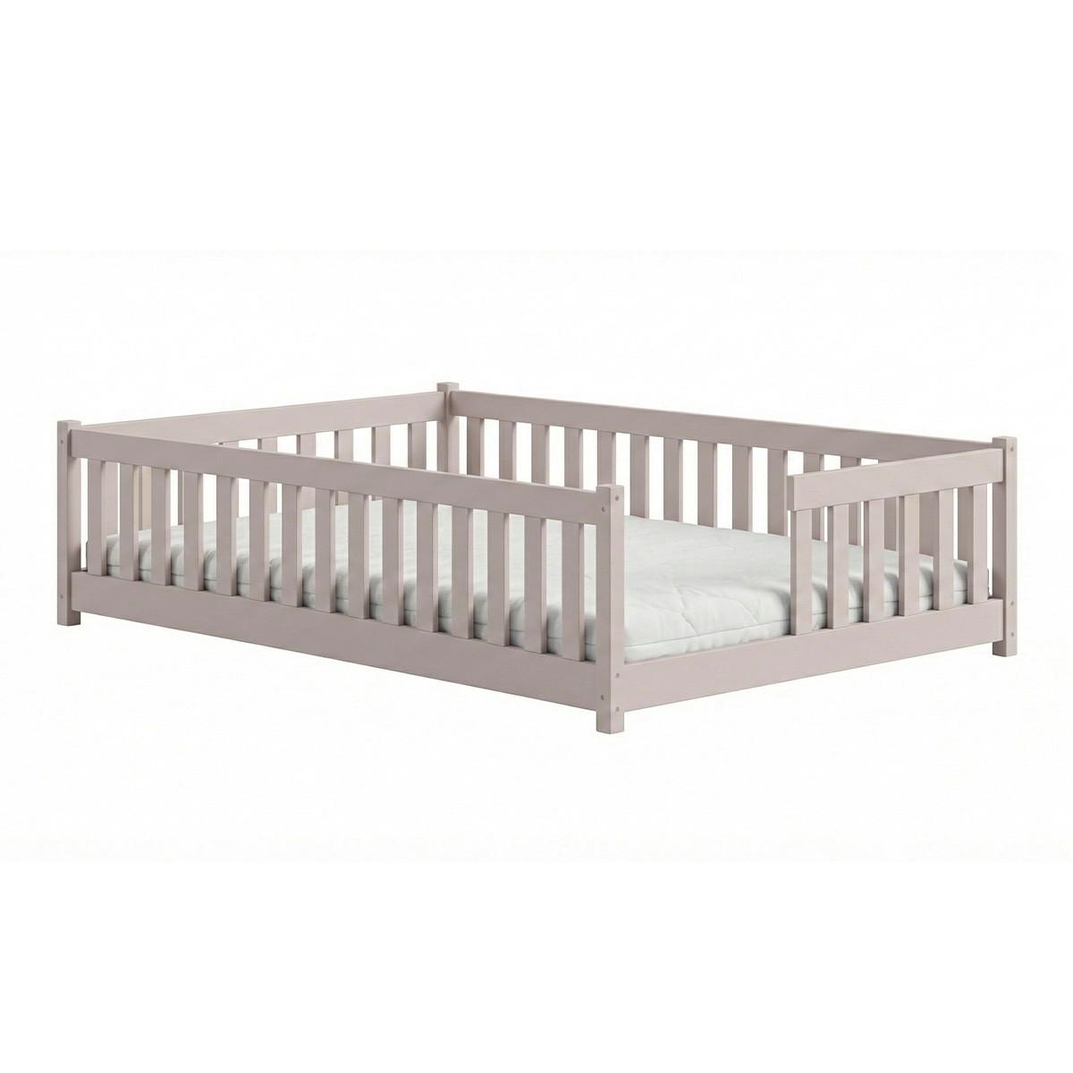 BETT 140/200 Théa Kaschmir - Beige, Holz (140/200cm) - Petits-meubles