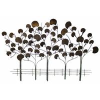 WANDDEKO Braun 113/76 cm - Braun, Metall (3.2/76/5cm) - KUNSTLOFT