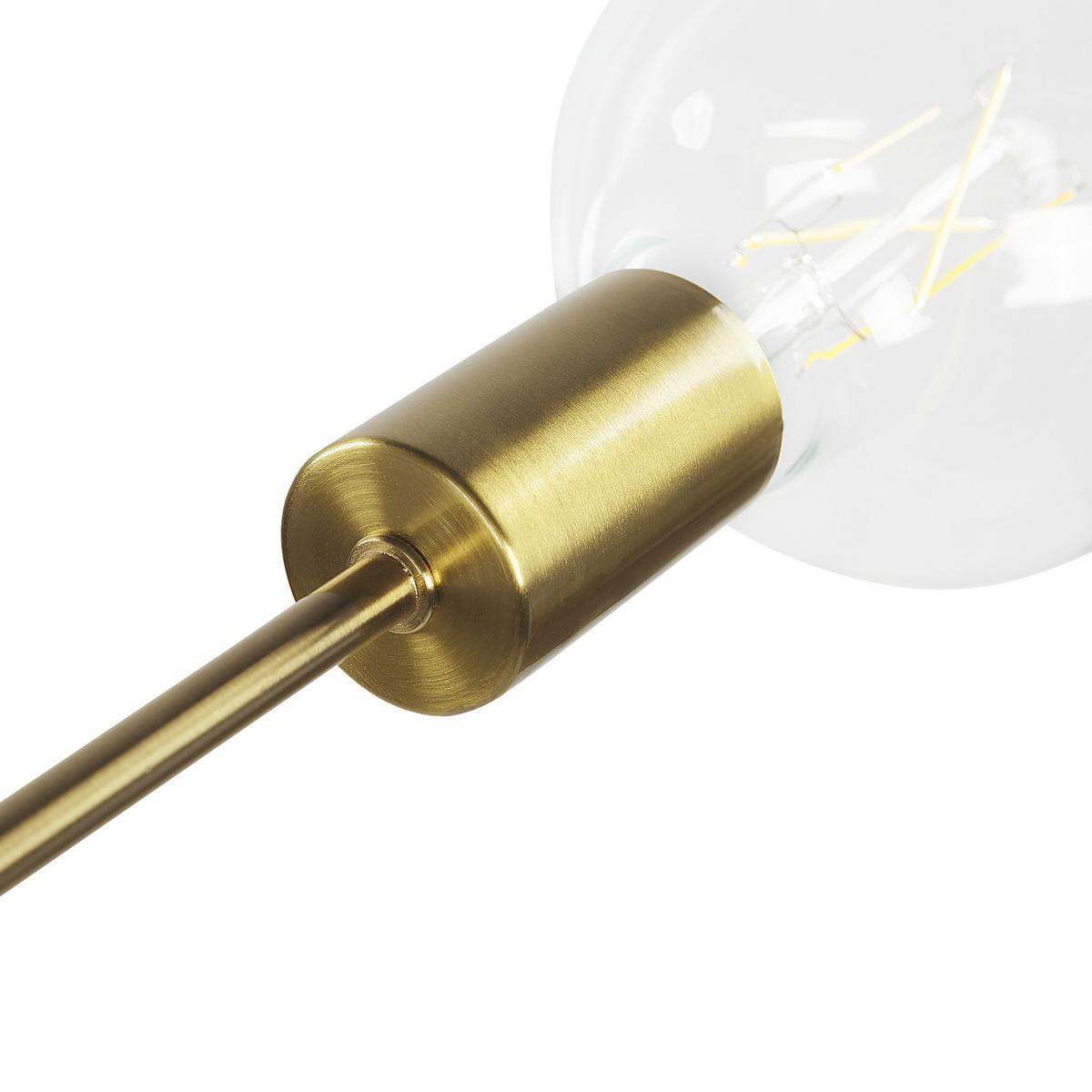 HÄNGELAMPE Kidane 61/61/33 cm - Messingfarben, Metall (61/61/33cm) - Beliani