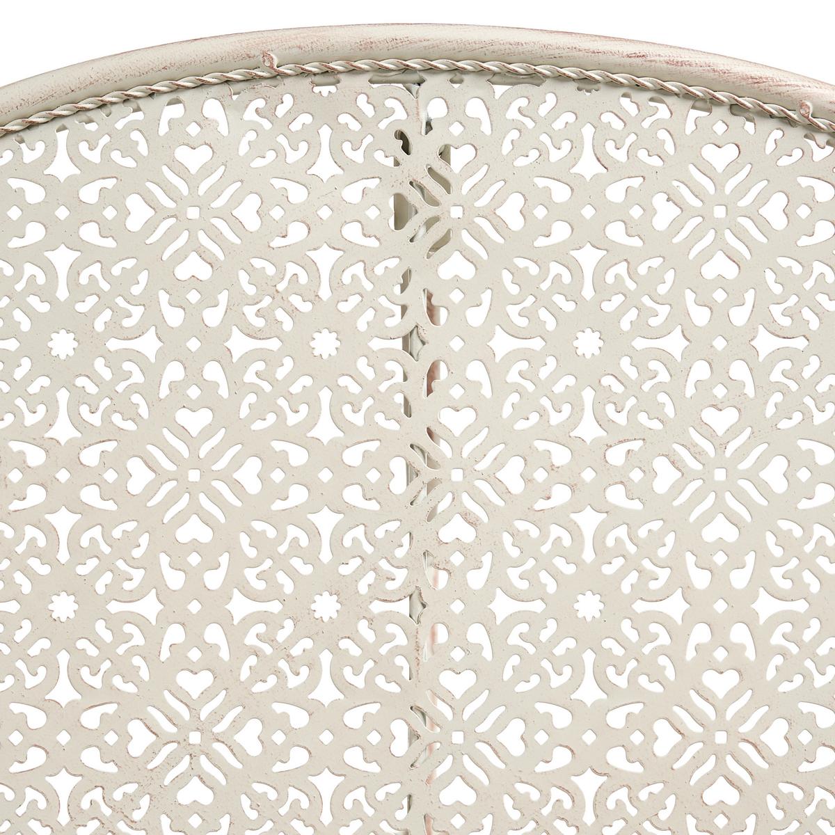BISTROTISCH 80/36 cm Metall Hellbeige Juina - Beige, Metall (80/36/75cm) - Beliani