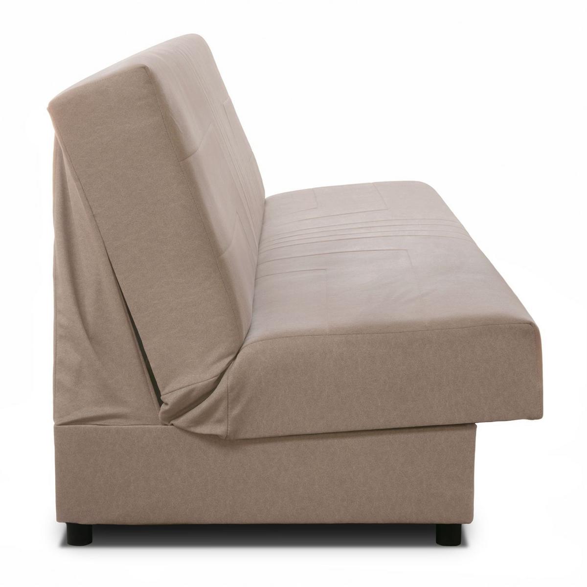 SCHLAFSOFA VERO II mit Schlaffunktion Castel 15 - Beige, Textil (191/88/90cm) - Lookway