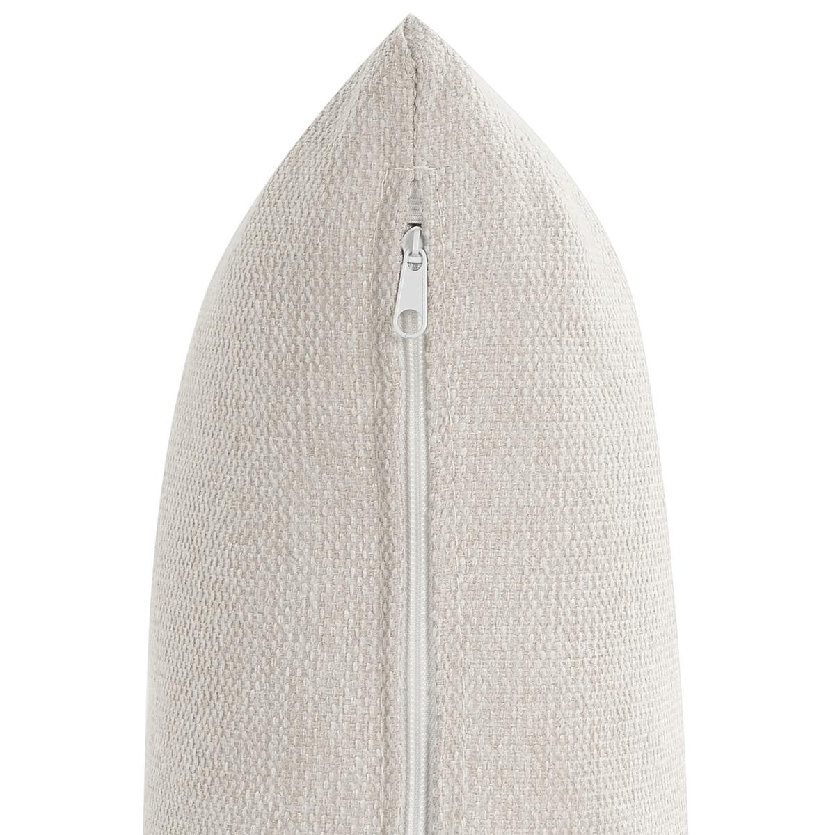 3-SITZER-ECKSOFA Stoff beige rechtsseitig Svansele - Beige, Textil (278/174cm) - Beliani