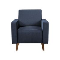 SESSEL Oviedo - Blau, Holz/Kunststoff (75/80/75cm) - MIRJAN24