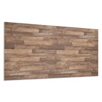 WANDPANEEL 100x50 cm selbstklebend Terano - Nussbaumfarben, Kunststoff (50/1.6/100cm) - Wallfluent