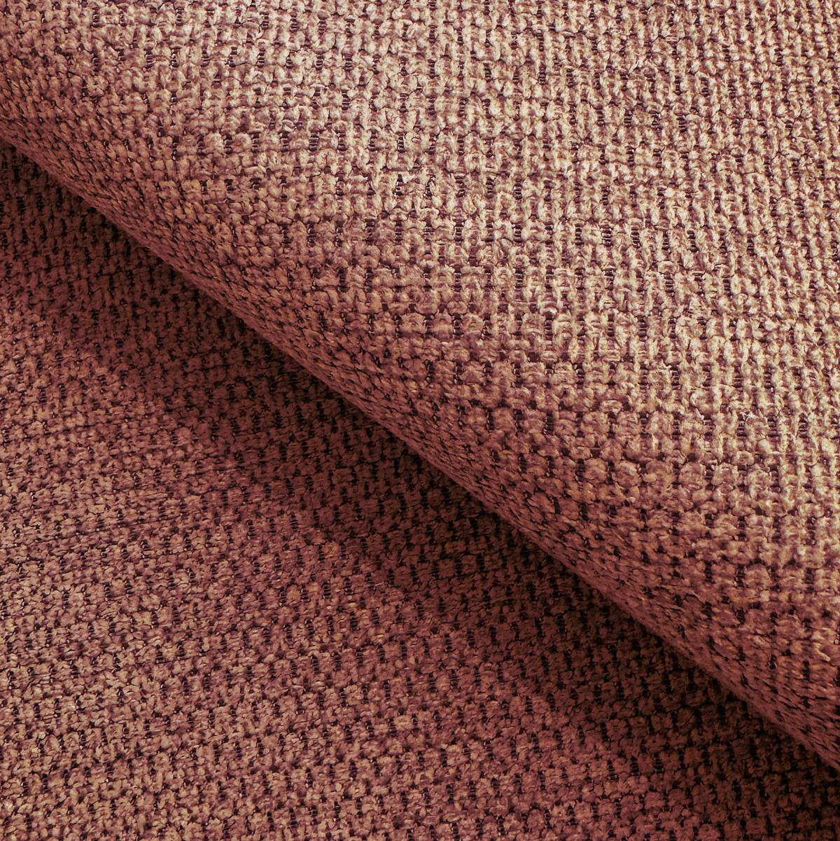 SESSEL Nubira in tief gesteppter Bubble-Optik aus weichem Terrakotta Strukturstoff im modernen Design - Terracotta/Schwarz, Holz/Kunststoff (115/69/89cm) - S-Style Möbel