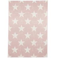 IN- UND OUTDOOR TEPPICH CARPETTO STERNE - Rosa, Textil (140/200cm) - Pergamon