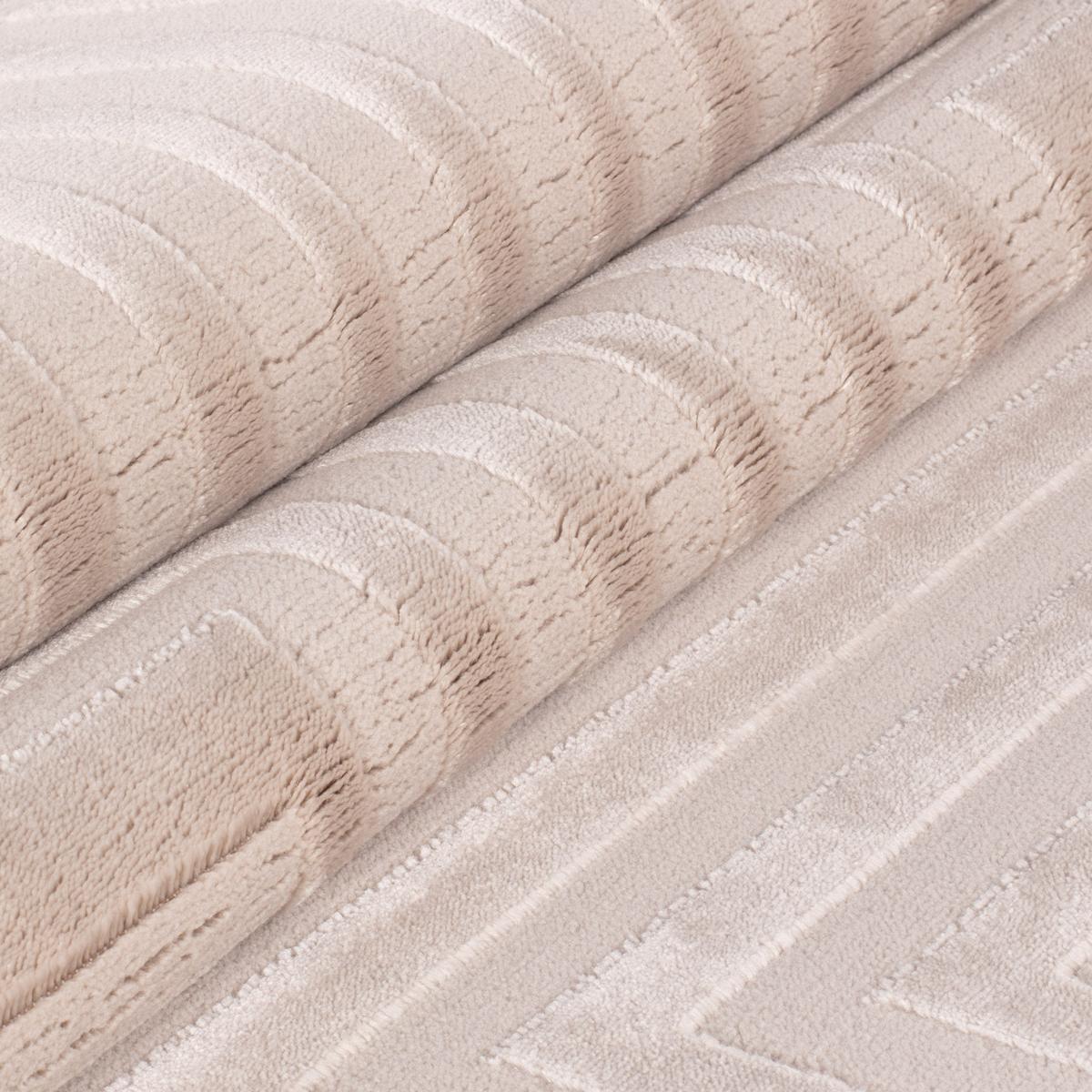 TEPPICH Kurzflor ILLER in Beige, mit 3D-Design, 120 x 170 cm - Beige, Textil (120/170cm) - KADIMA DESIGN