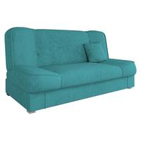 SCHLAFSOFA Gabi - Silberfarben/Hellblau, Holz/Kunststoff (175/80/80cm) - MIRJAN24
