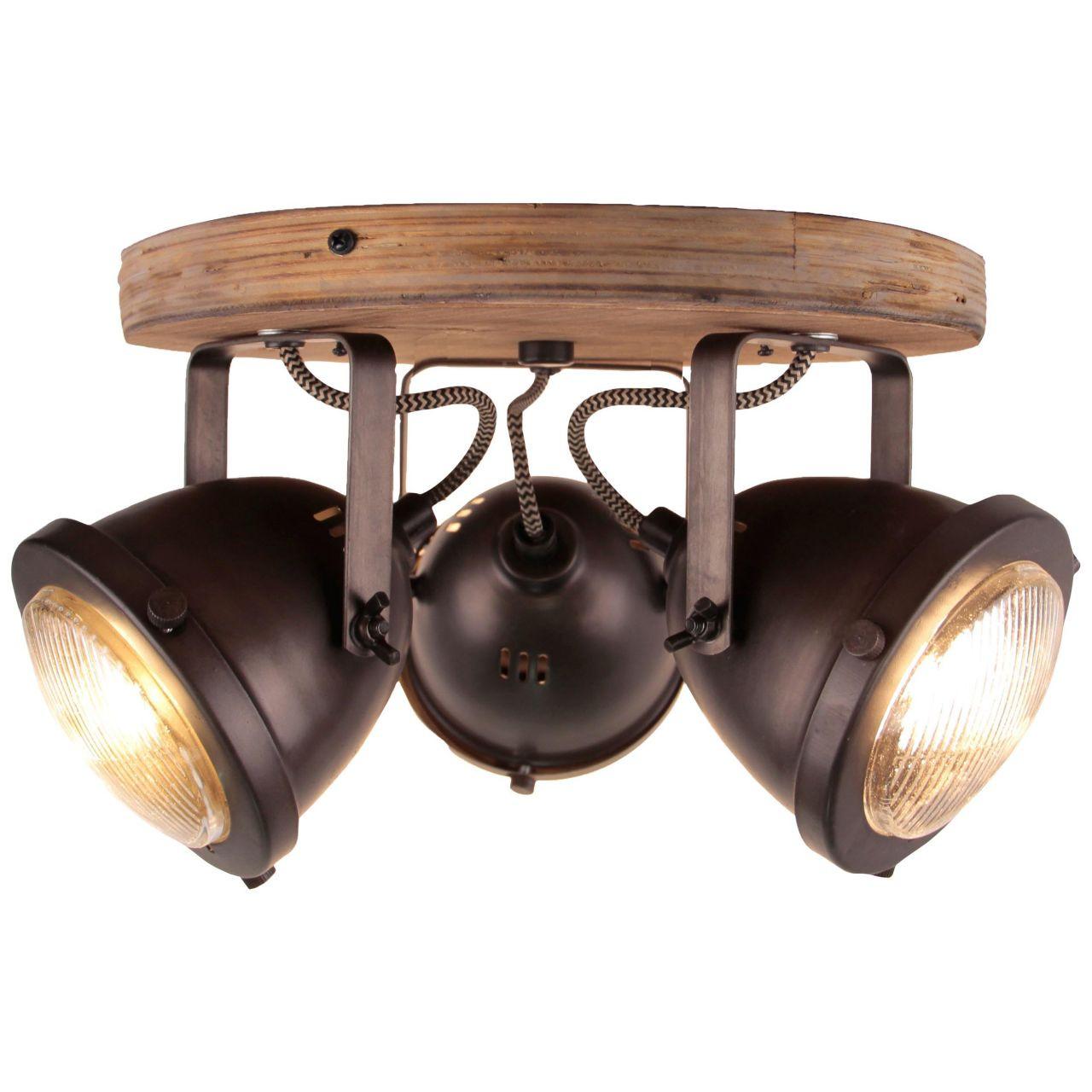 SPOTRONDELL Carmen Wood 72034/84 - Braun, Holz (28/28/17.5cm) - Brilliant