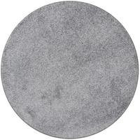 HOCHFLOR VELOURS TEPPICH MONA RUND - Grau, Textil (200/200cm) - Snapstyle