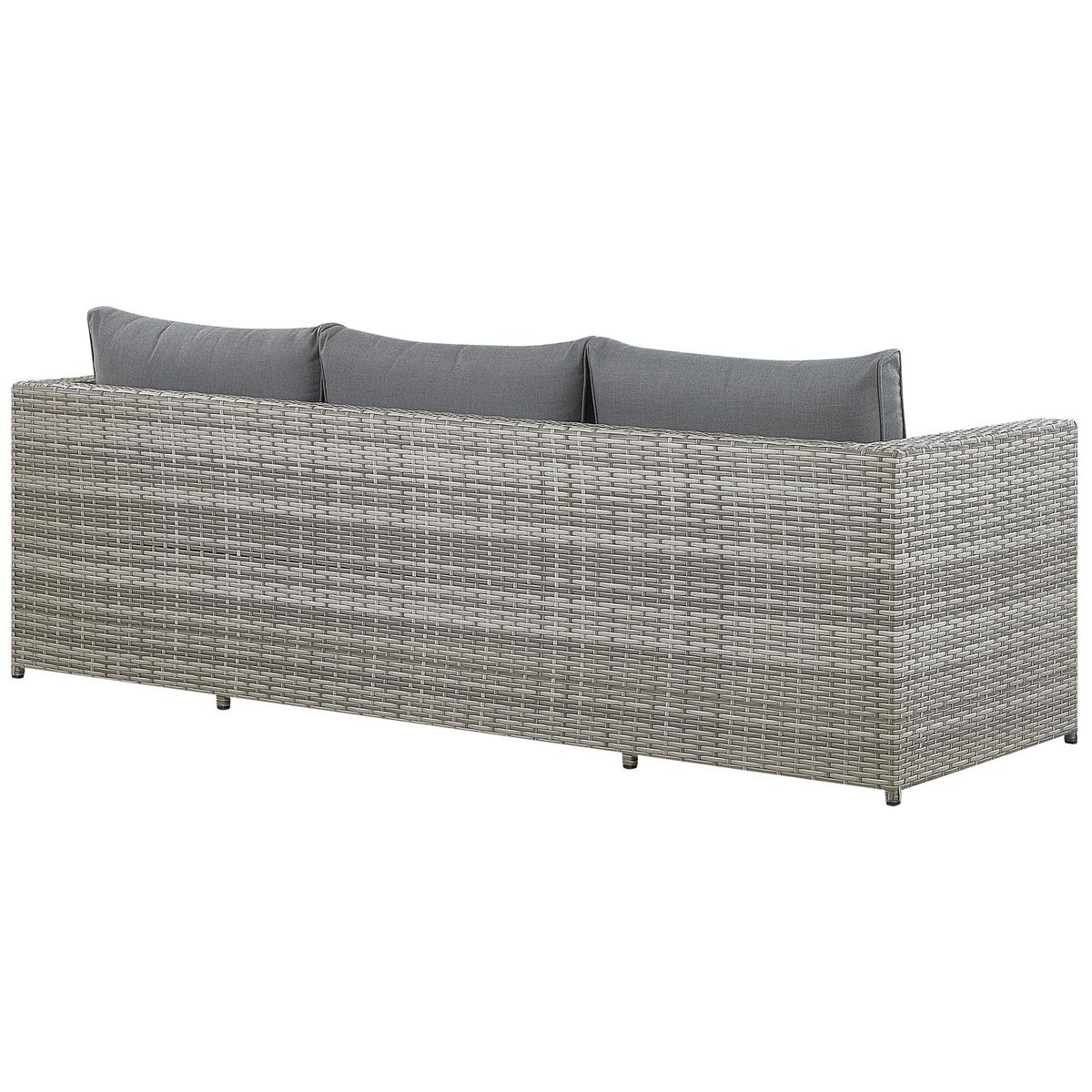LOUNGE SET 5-Sitzer grau linksseitig modular Sabbia - Grau, Kunststoff - Beliani