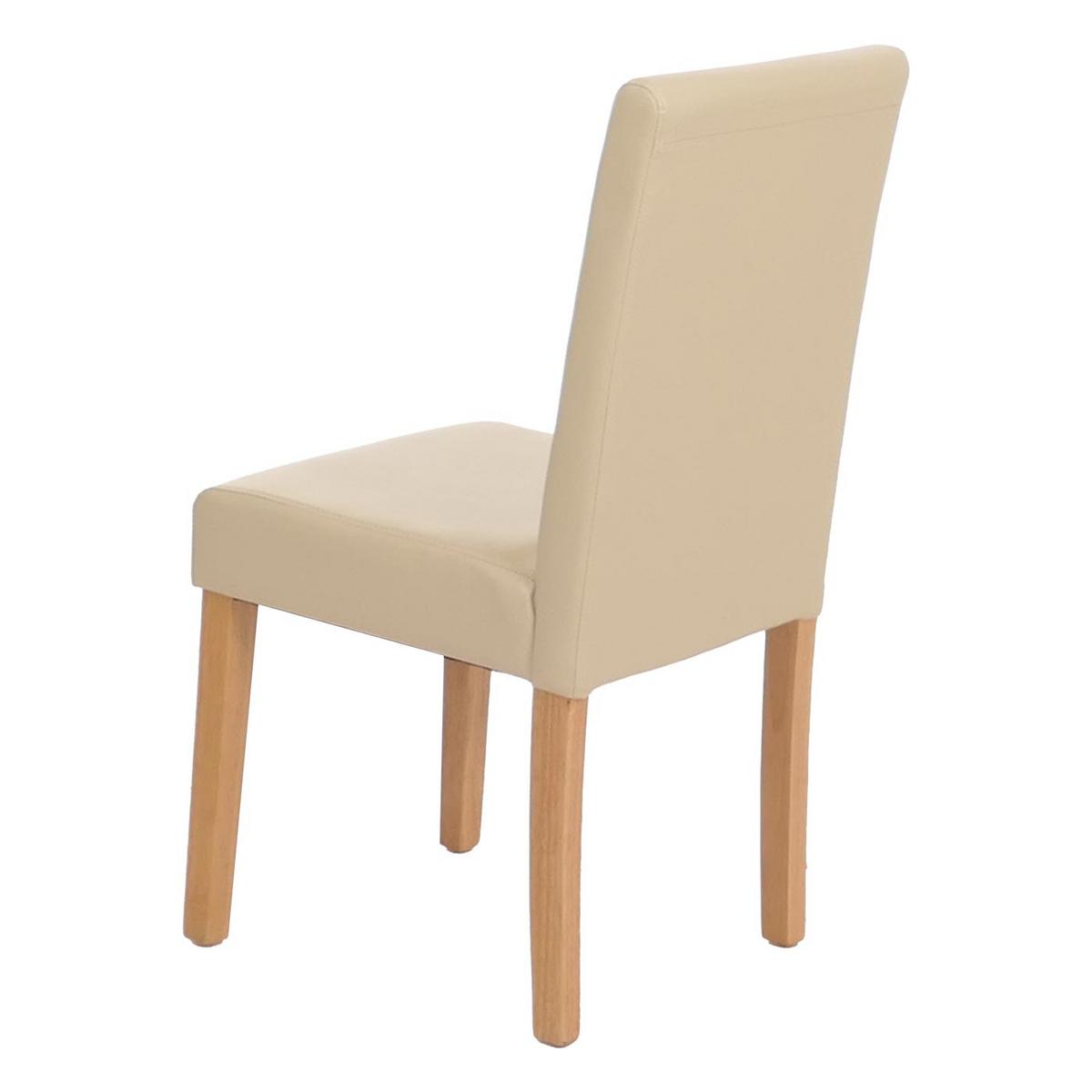ESSZIMMERSTUHL Beige, Braun 4er-Set - Beige/Creme, Textil (43/90/56cm) - MCW