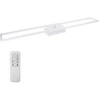 LED-DECKENLEUCHTE Ragnor 102.5/18.5/7.3 cm - Weiß, Metall (102.5/18.5/7.3cm) - ZMH