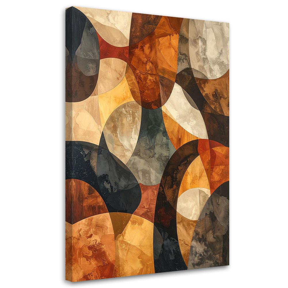 LEINWANDBILD Abstraktion 20x30cm - Braun, Textil (20/30cm) - Feeby