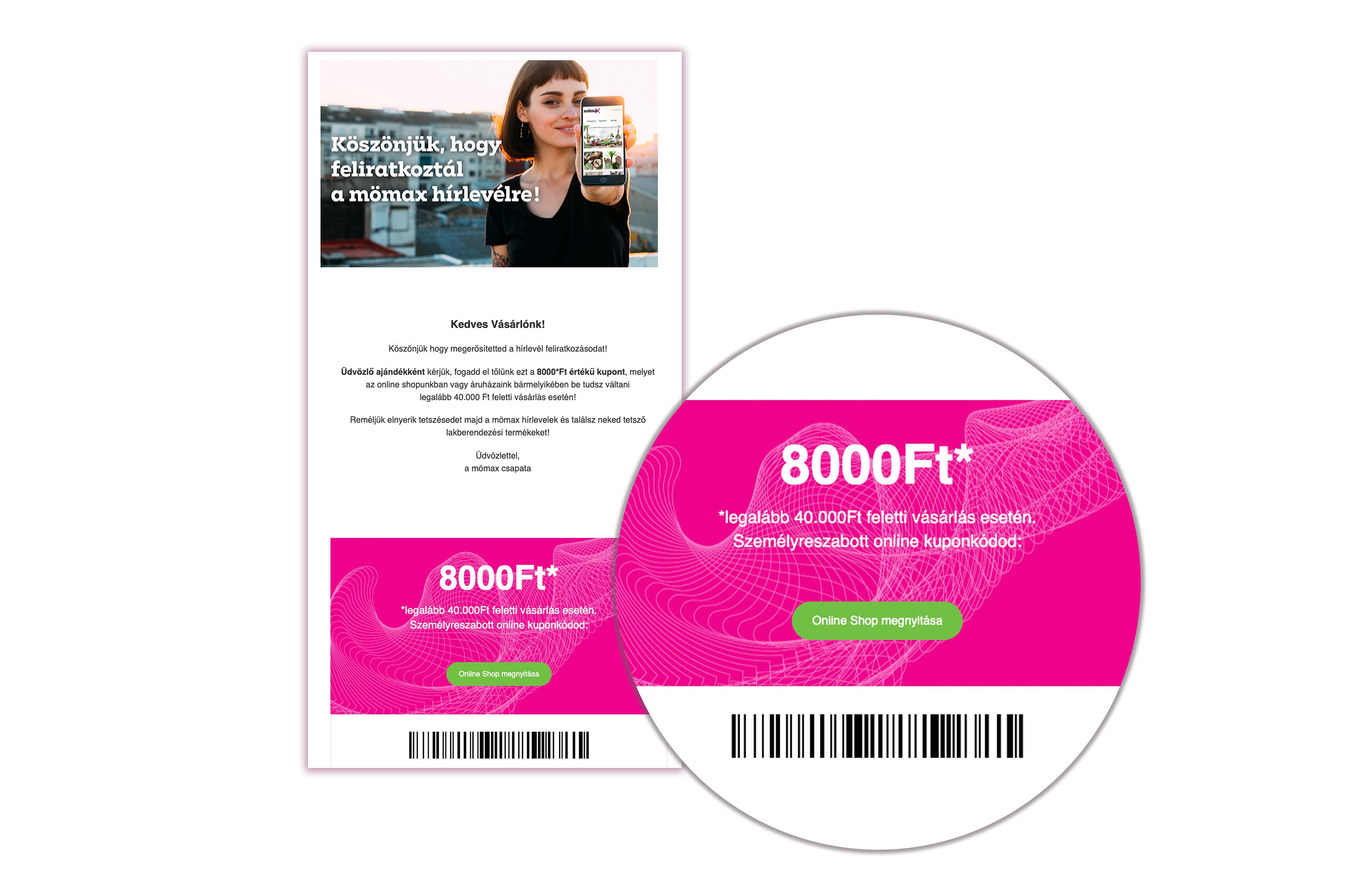 Hírlevél utalvány