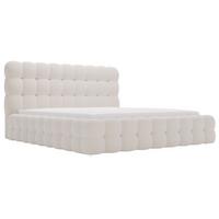 POLSTERBETT Twist 200x200 Beige - Beige/Naturfarben, Holz/Kunststoff (200/200cm) - Graingold