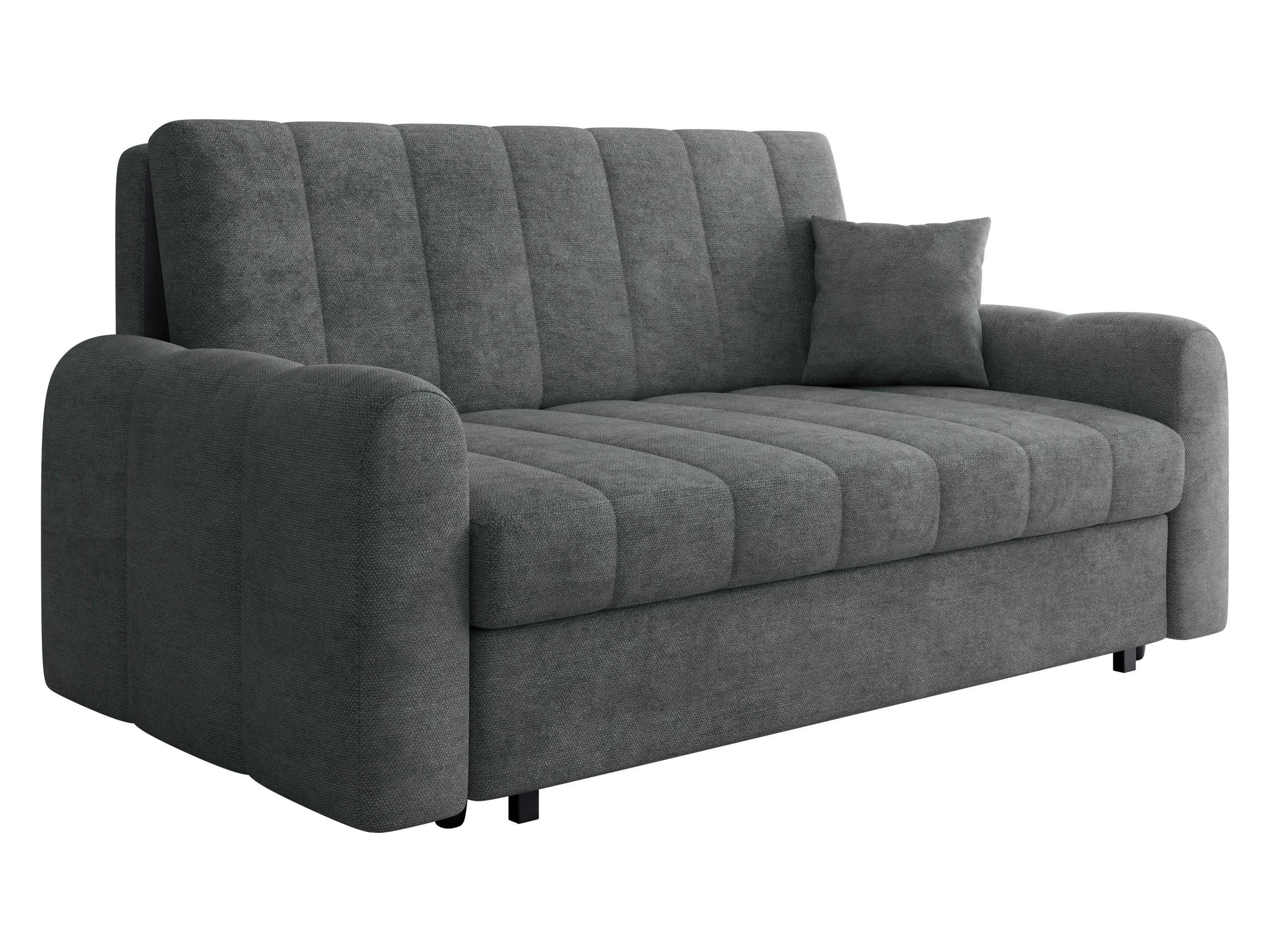 SCHLAFSOFA Viva Moon IV - Schwarz/Grau, Holz/Metall (188/85/98cm) - MIRJAN24