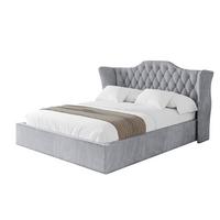 POLSTERBETT mit Bettkasten und Lattenrost, Boxbett ohne Matratze - ZORAN 140x200 Hellgrau - Hellgrau, Holzwerkstoff/Textil (140/200cm) - ALTDECOR