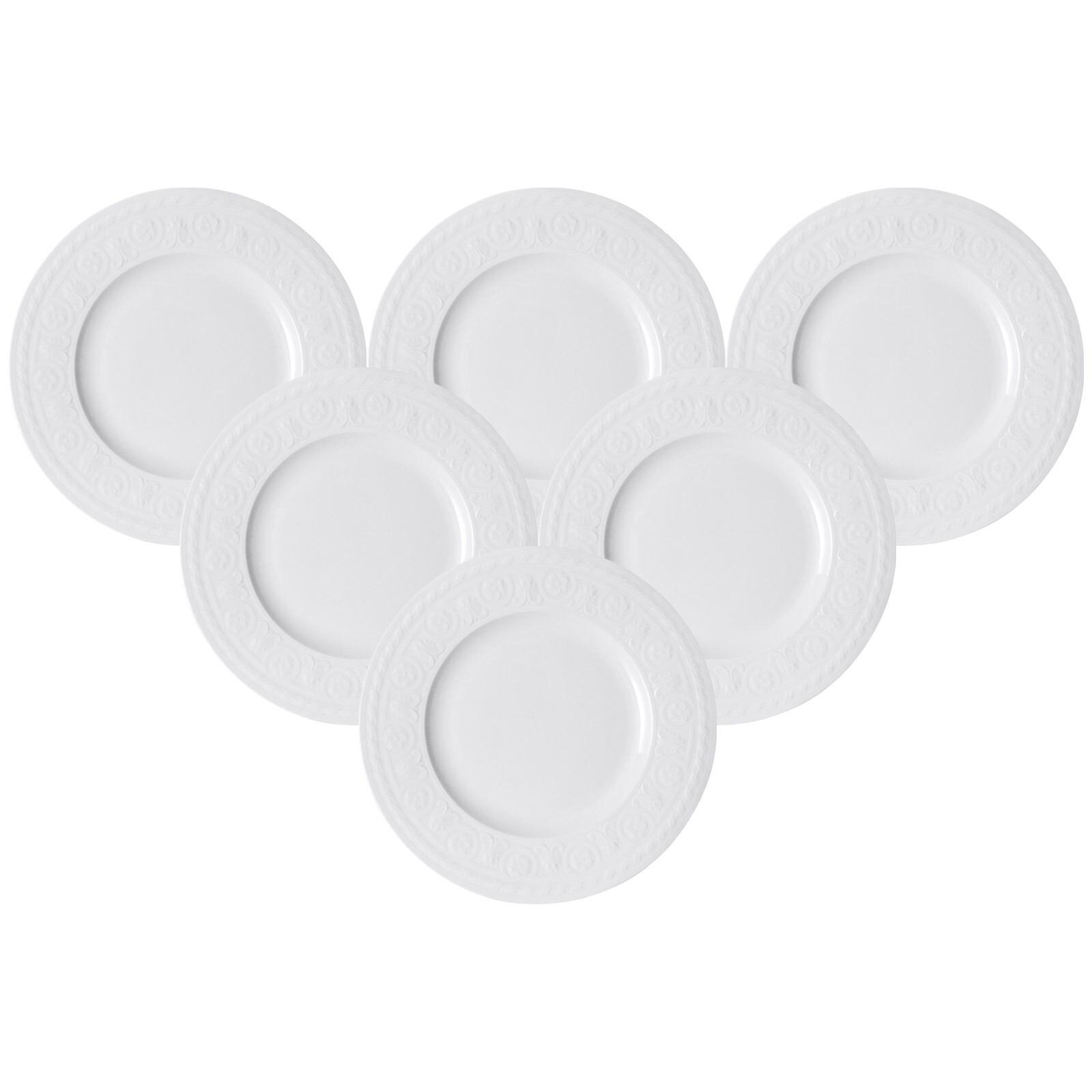 FRÜHSTÜCKSTELLER Cellini weiß ø 22 cm 6er Set - Weiß, Keramik (22cm) - Villeroy & Boch