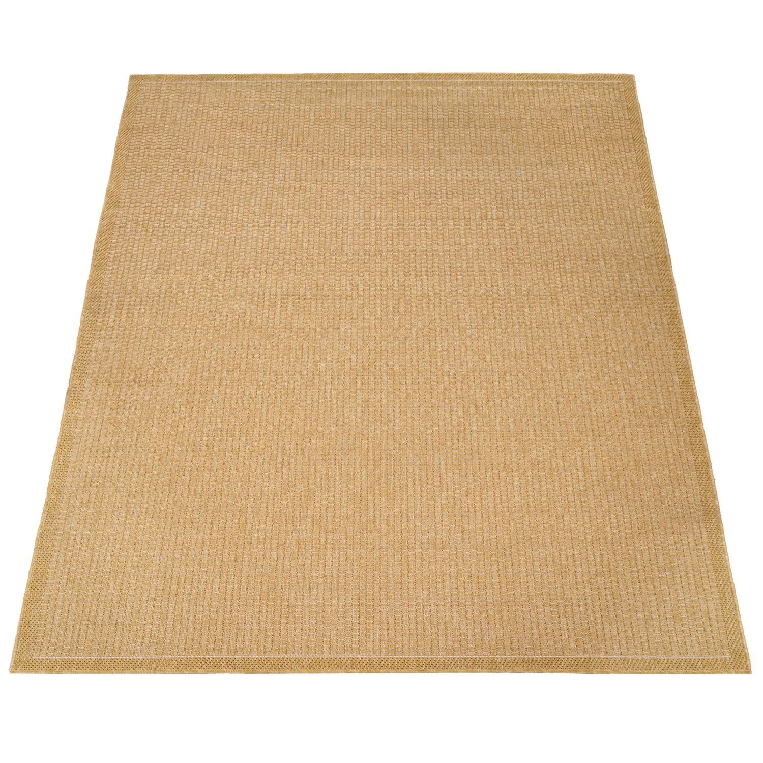 OUTDOORTEPPICH, in Naturoptik, aus Polypropylen, Senf, 160 x 220 cm - Gelb, Textil (220/160cm) - KADIMA DESIGN