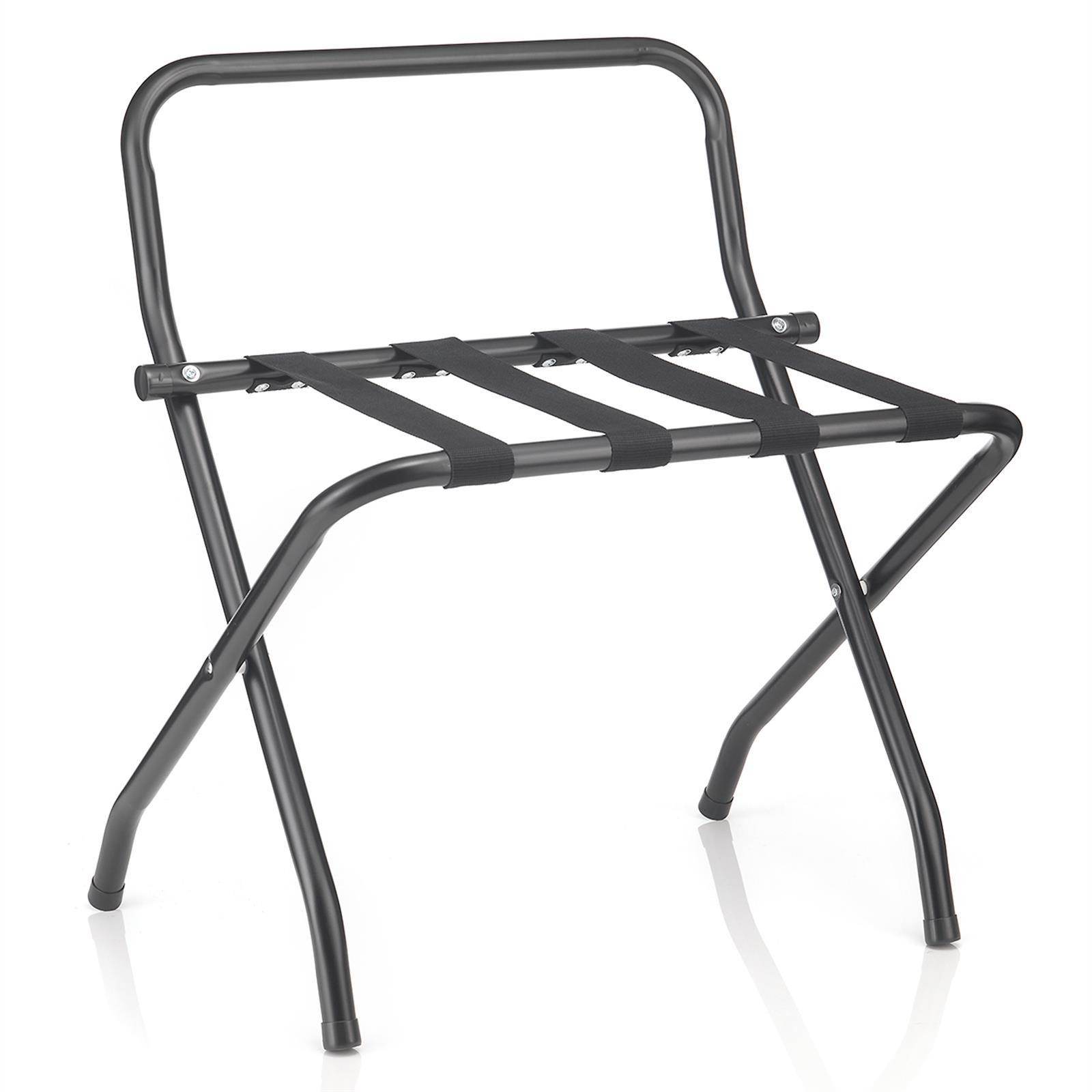 KOFFERSTÄNDER SUITE schwarz - Schwarz, Metall (62/70/49cm) - IDIMEX