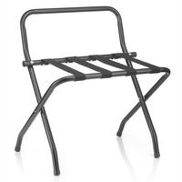 KOFFERSTÄNDER SUITE schwarz - Schwarz, Metall (62/70/49cm) - IDIMEX