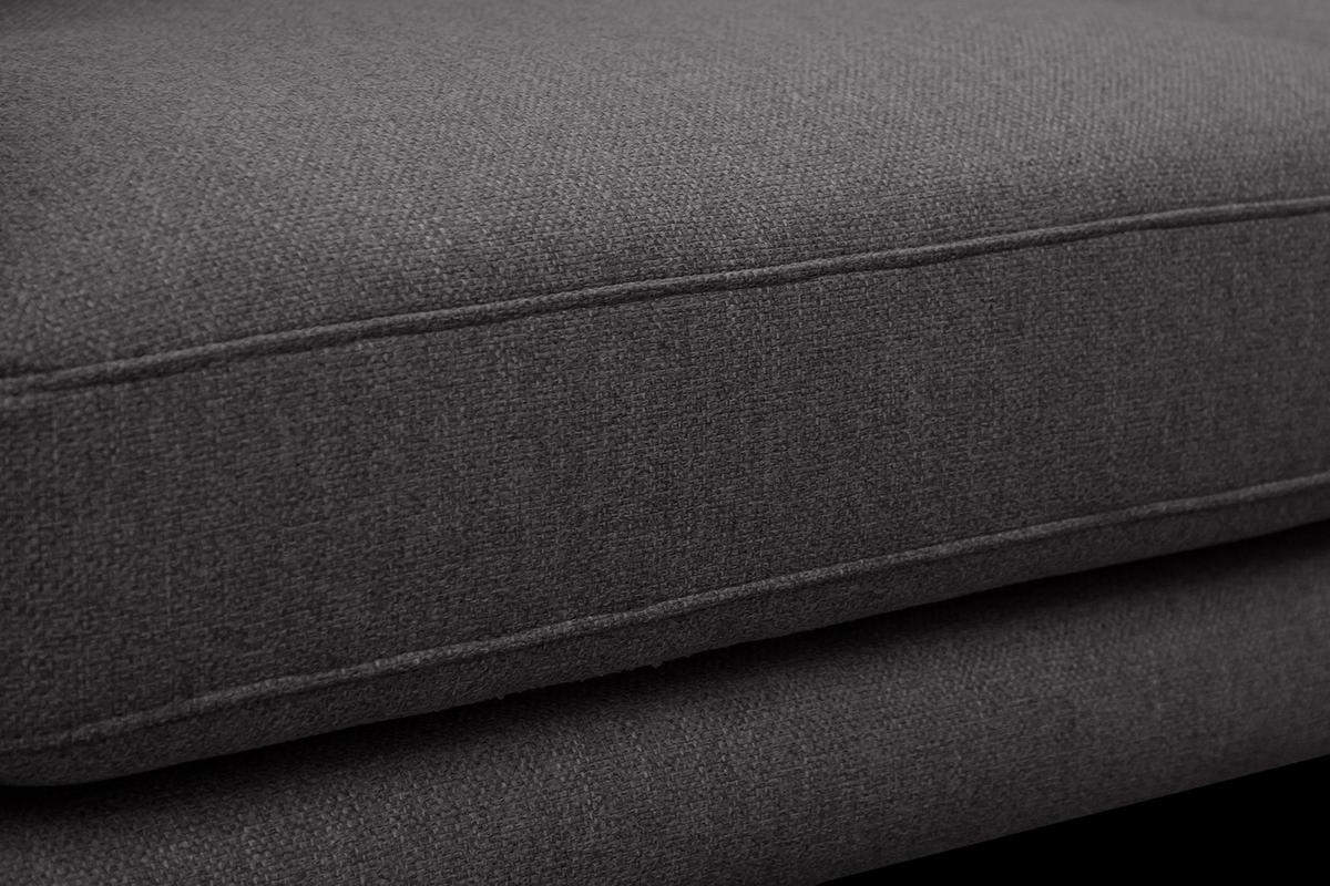 SOFA MEDIOLANE 2,5-Sitzer, graphitfarben - Graphitfarben, Holzwerkstoff/Textil (203/87/96cm) - Wozimo