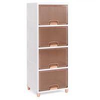 AUFBEWAHRUNGSBOX 150 L Weiß - Weiß, Kunststoff (45/117/38cm) - COSTWAY