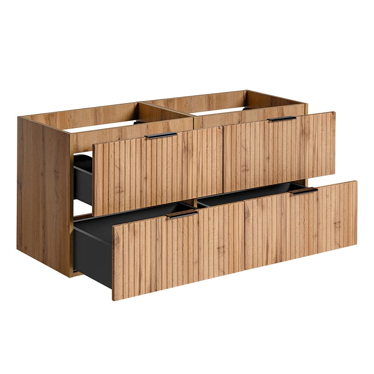 WASCHTISCHUNTERSCHRANK 120.4cm Adriel Holz - Braun, Holzwerkstoff (120.4/57/46cm) - Petits-meubles