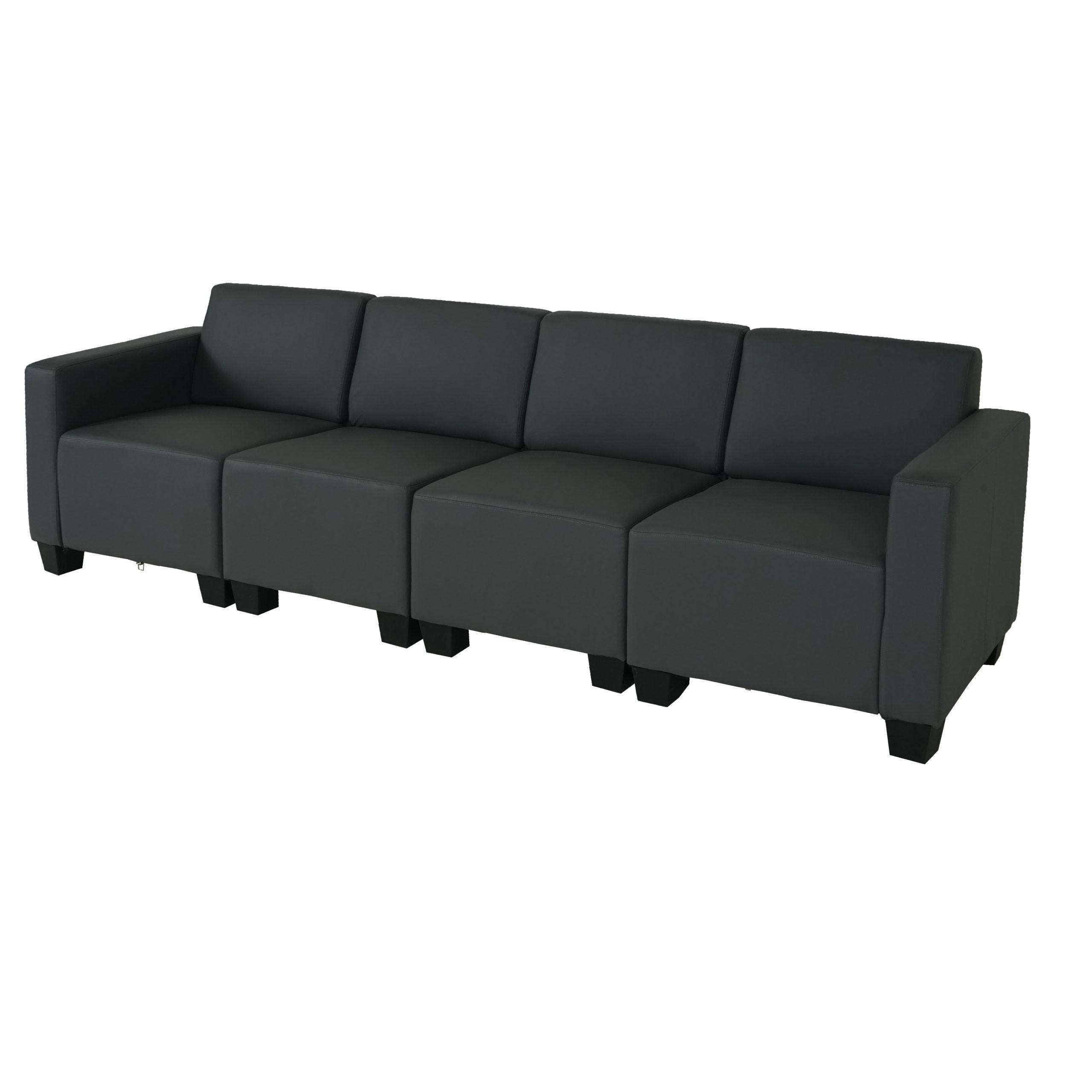 4-SITZER SOFA Grau - Dunkelgrau/Grau, Textil (250/76/72cm) - MCW