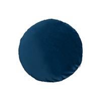 KISSENHÜLLE Rund Samt&Sonders admiral-blau 50 cm Ø - Blau/Dunkelblau, Textil (50/50cm) - beties Heimtextil