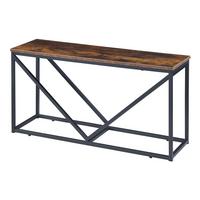 KAMINHOLZREGAL Vaasa - Schwarz, Metall (100/50/30cm) - [en.casa]