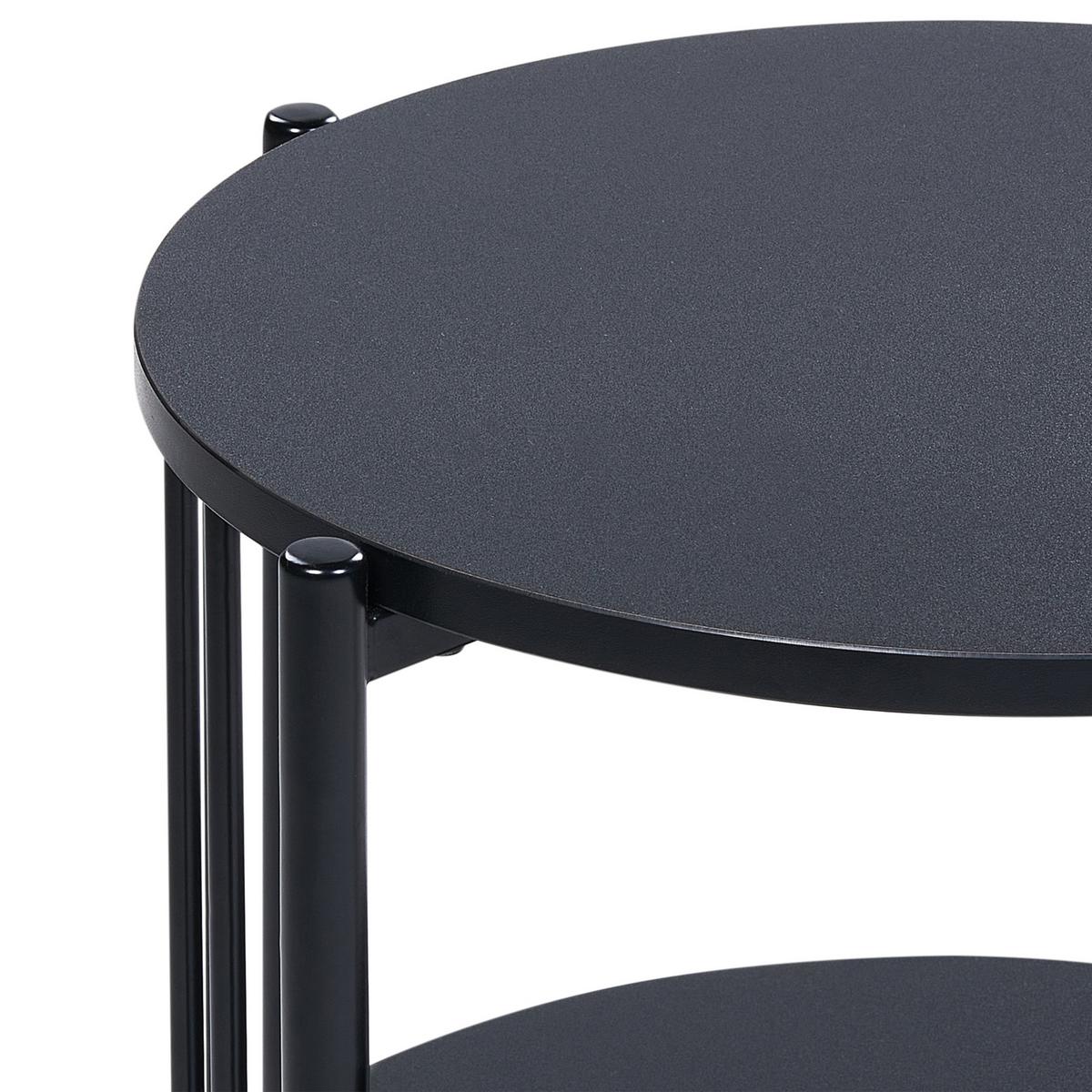 BEISTELLTISCH Schwarz Oreana - Schwarz, Holzwerkstoff (40/40/44cm) - Beliani