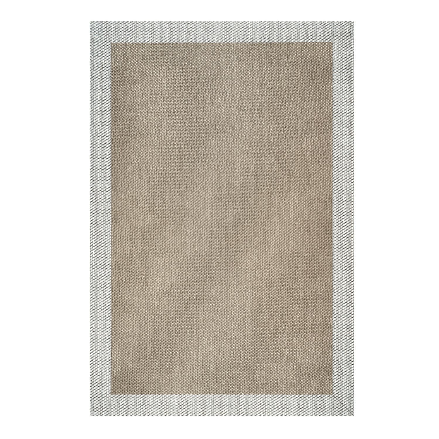 TEPPICH Premium en Vinyle Weiß Beige 60x90 cm - Creme, Kunststoff (60/90cm) - STORESDECO
