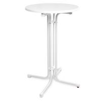 STEHTISCH Sylt - Weiß, Metall (70/70/110cm) - Beautissu 