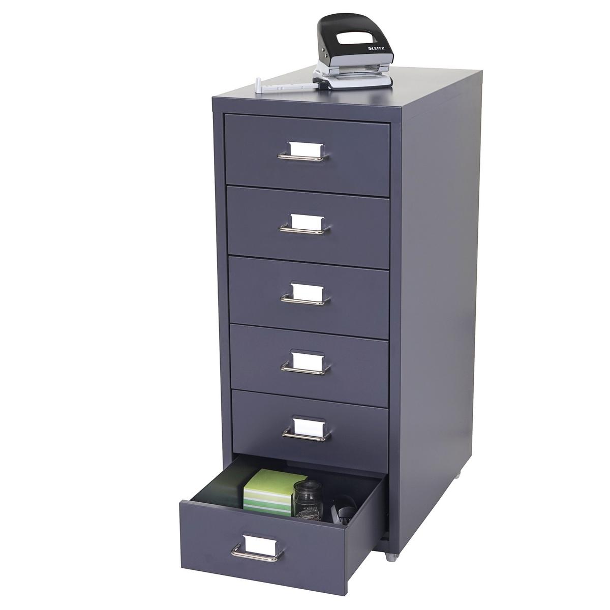 ROLLCONTAINER Anthrazit - Anthrazit, Metall (28/69/41cm) - MCW