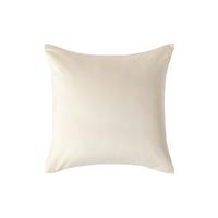 BIO-KISSENBEZUG Satin, Fadendichte 400 - Creme, Textil (40/40cm) - Homescapes