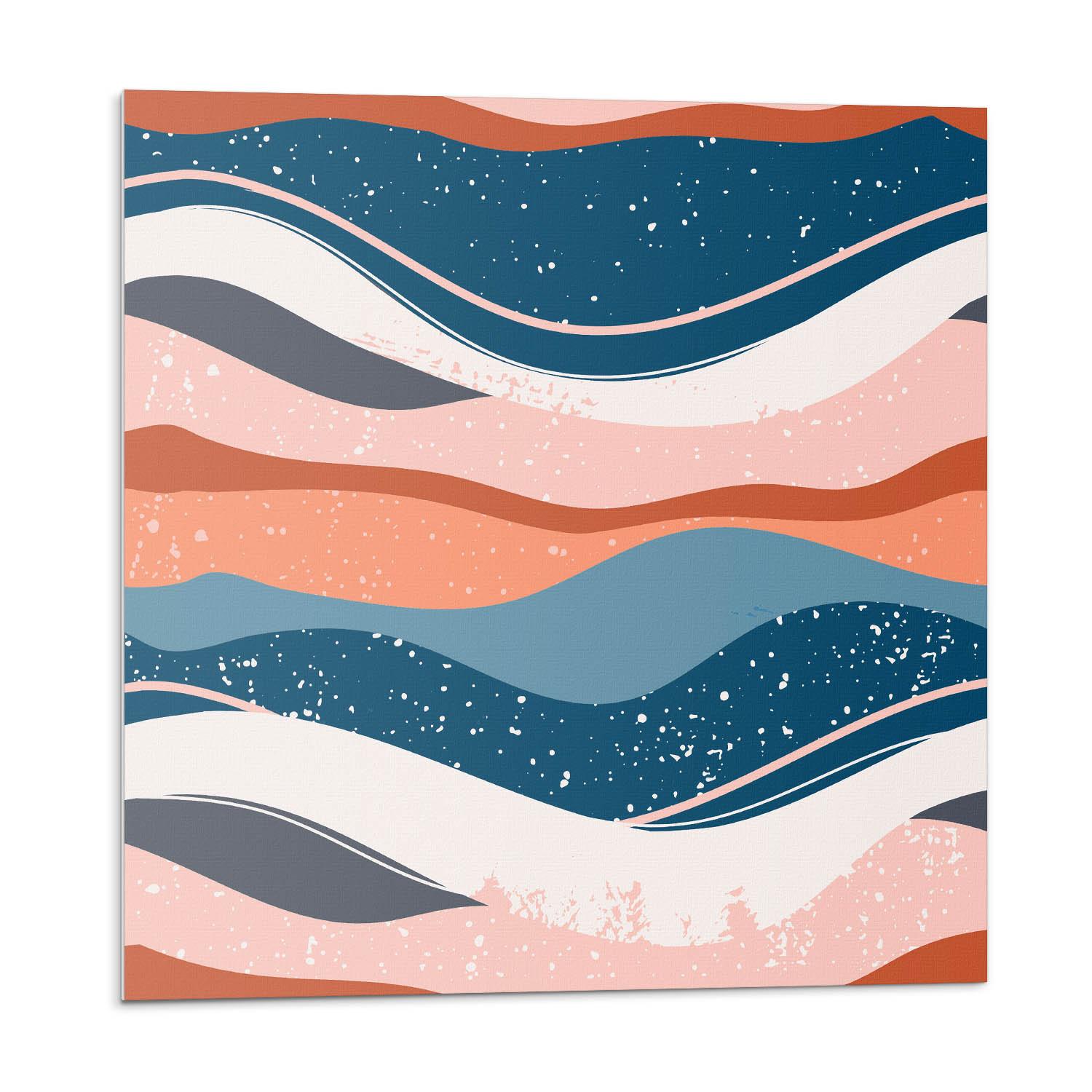 WANDPANEEL 9 Stück 30x30 cm selbstklebend Ondura - Multicolor, Kunststoff (30/1.6/30cm) - Wallfluent