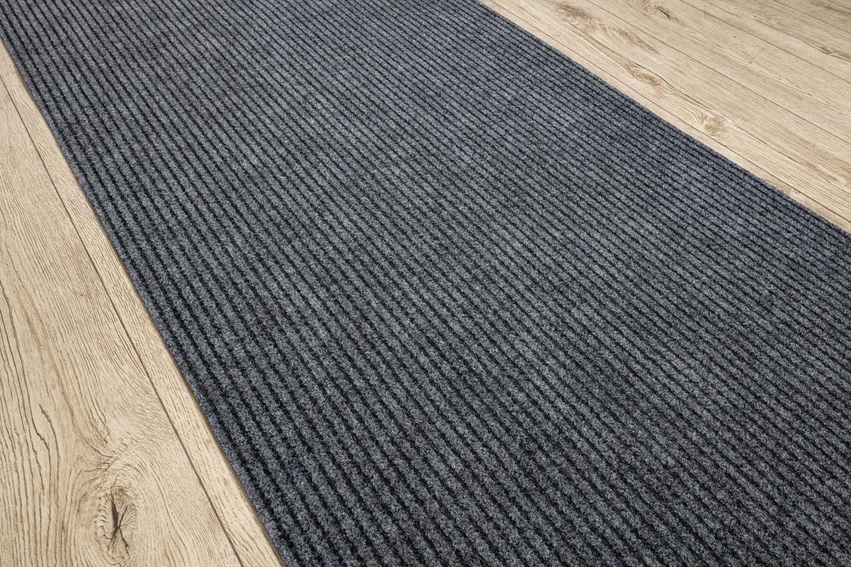 LÄUFER Türmatte rutschfest 80/130 cm - Grau, Textil (80/130cm) - rugsX