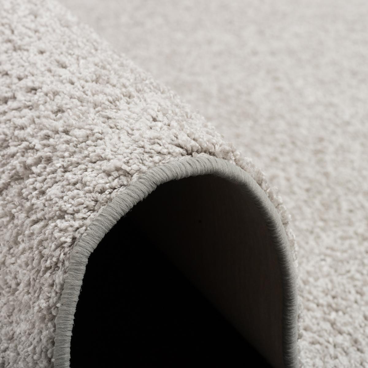 HOCHFLOR VELOURS TEPPICH MONA - Silberfarben, Textil (80/240cm) - Snapstyle