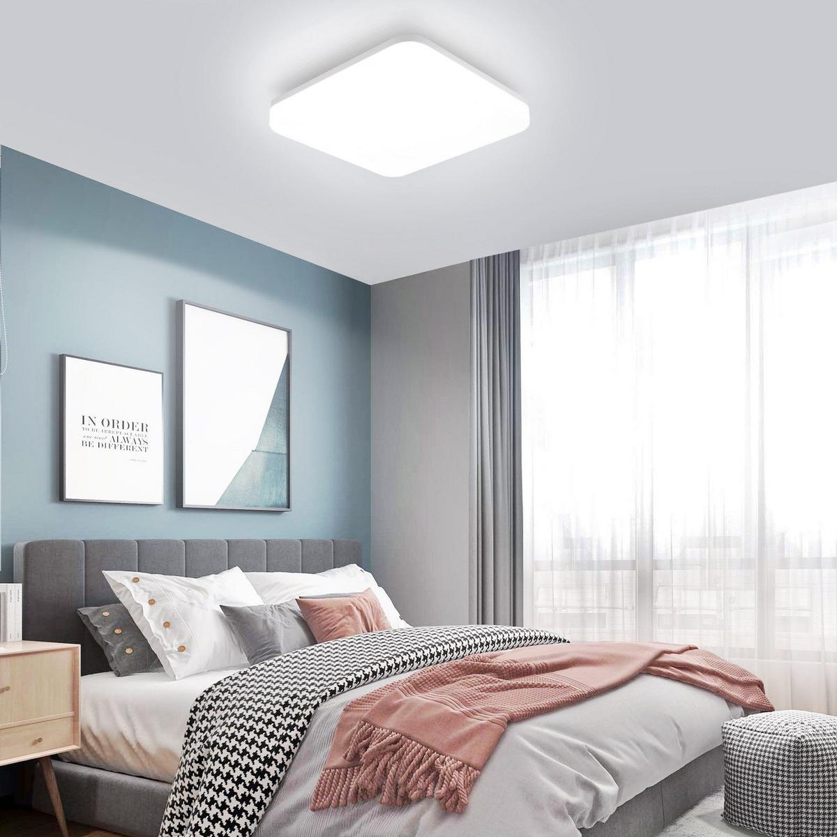 LED-DECKENLEUCHTE Madsen 22/22/4.8cm - Weiß, Kunststoff (22/22/4.8cm) - Nettlife