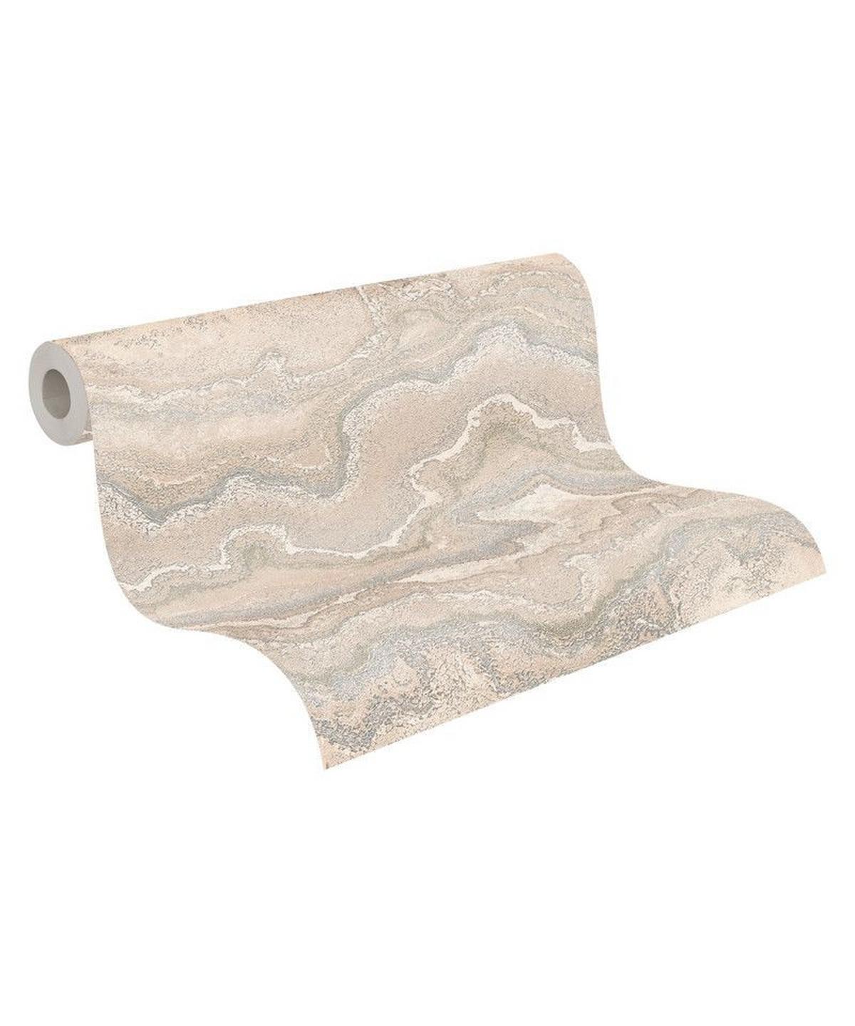 VLIESTAPETE Beige 53/1005 cm - Beige, Textil (53/1cm) - KUNSTLOFT