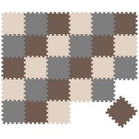 SPIELMATTE ab Null - 270/90 cm Puzzlematte Grau - Multicolor, Kunststoff (30/30cm) - Littletom