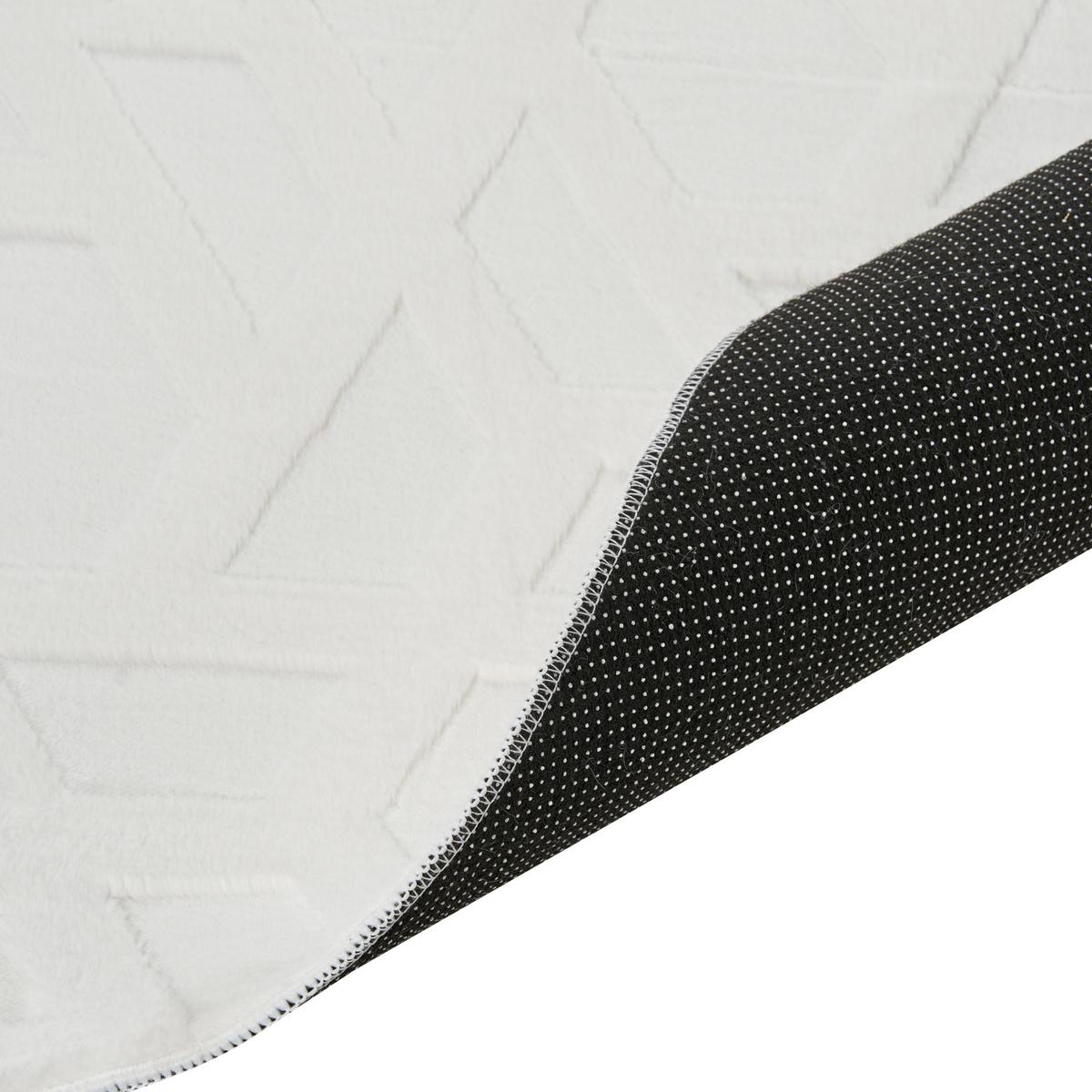 TEPPICH Cremeweiß 160/230 cm Antero - Creme/Weiß, Textil (160/230cm) - Beliani