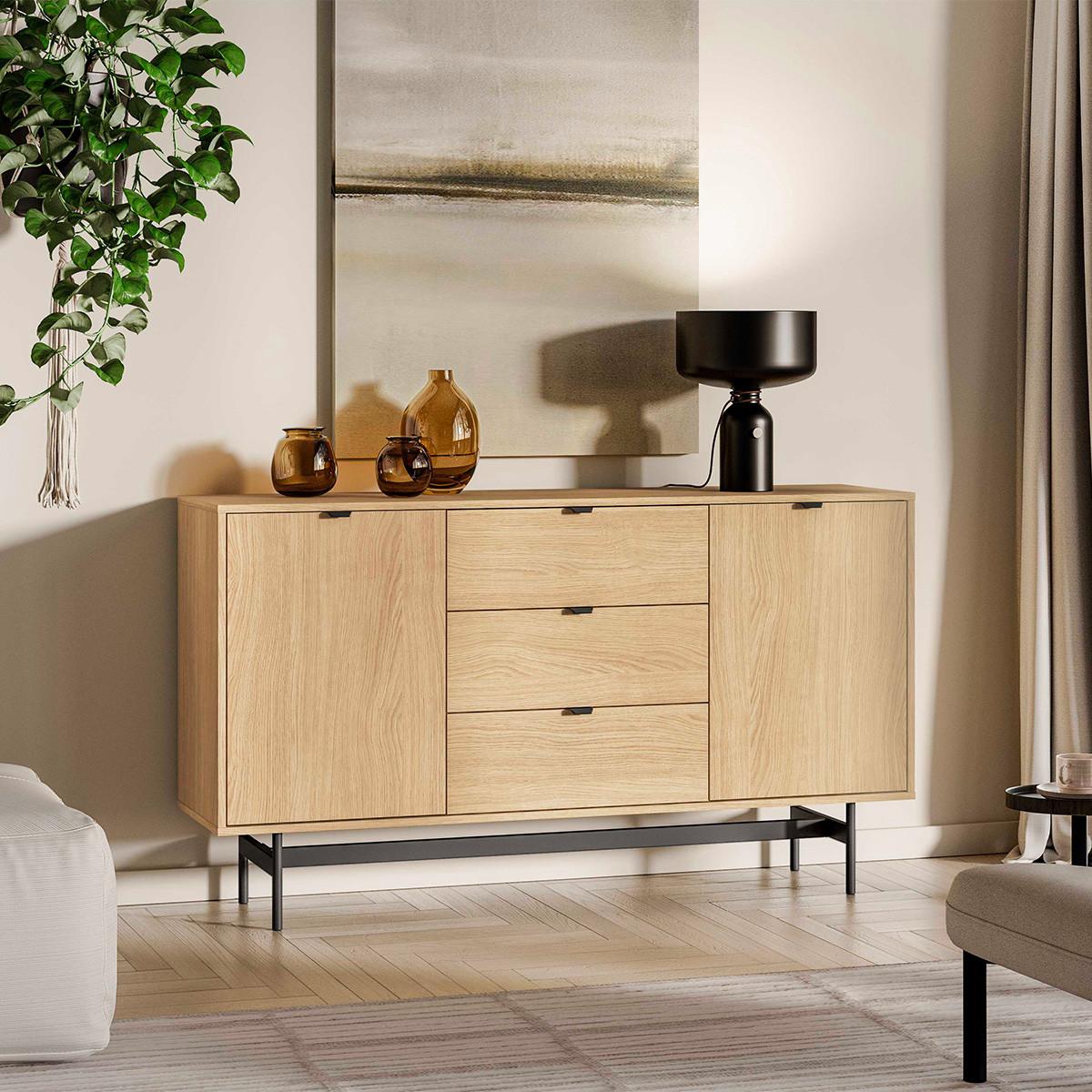 SIDEBOARD Nila Holz - Braun, Holzwerkstoff (150/85/40cm) - Petits-meubles