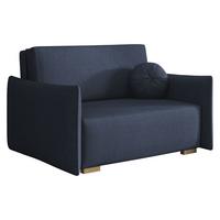 SCHLAFSOFA Viva Glov II - Blau/Naturfarben, Holz/Textil (134/85/98cm) - MIRJAN24