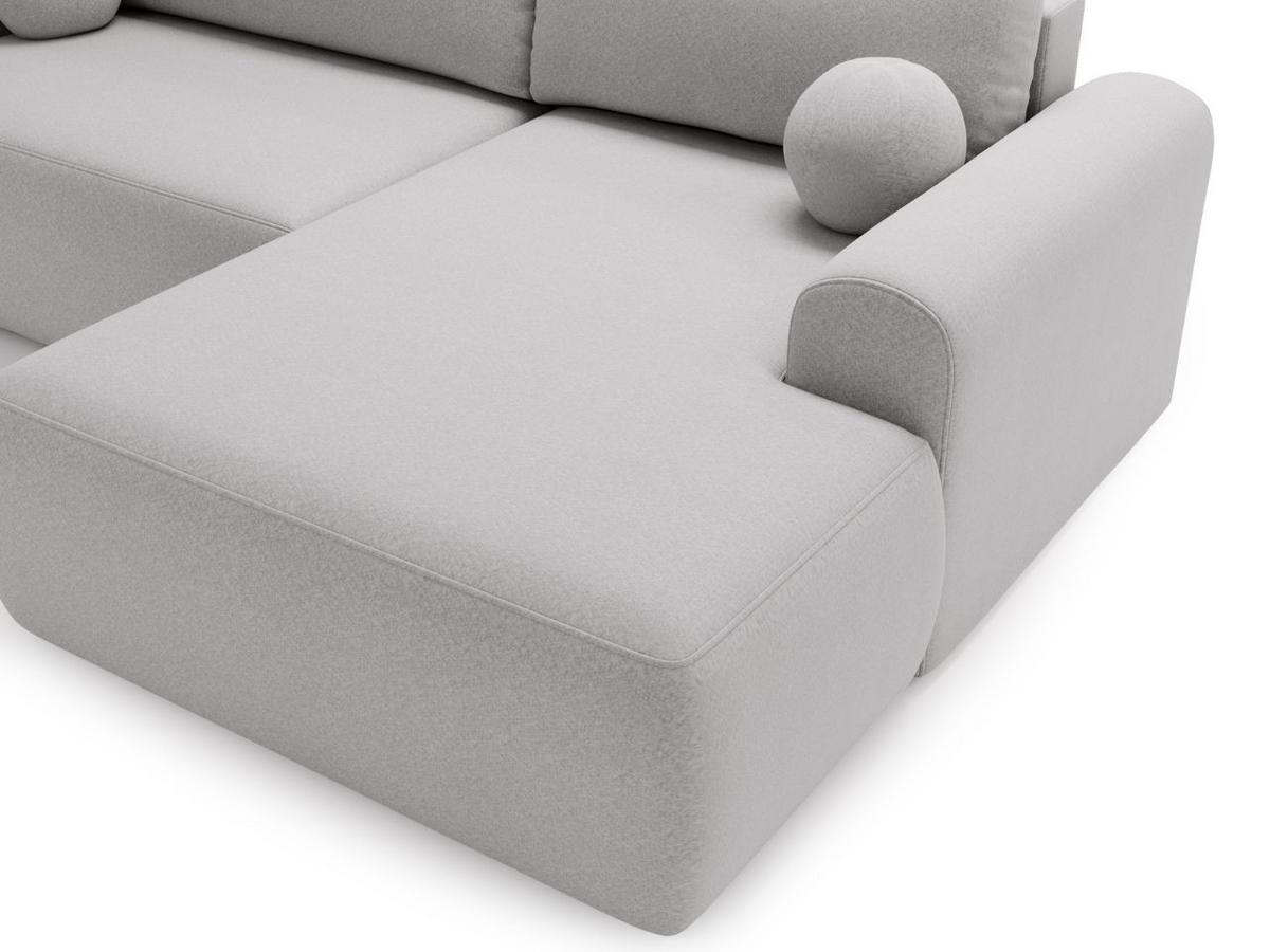 ECKSOFA Savana Grau Links - Grau, Holz/Textil (257/177cm) - Graingold