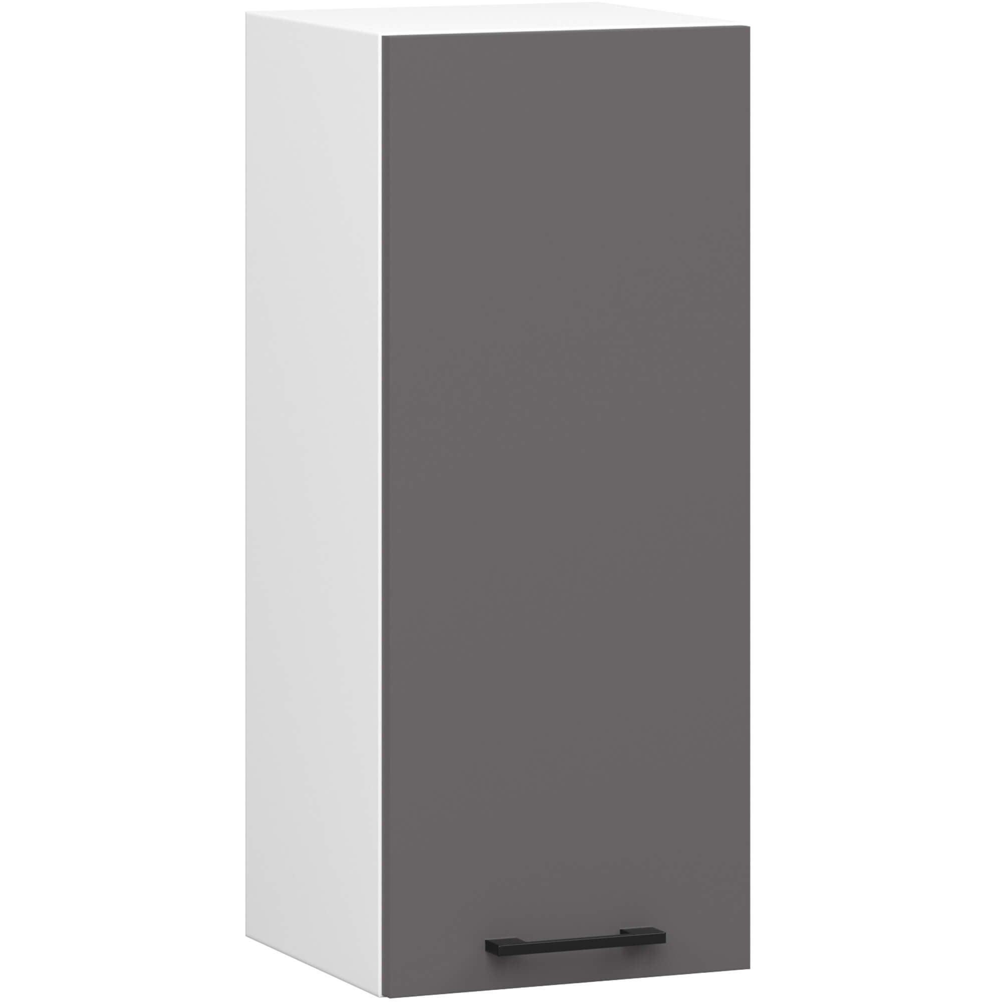 HÄNGESCHRANK Weiß, Graphit Grau 72/30/30 - Graphitfarben/Weiß, Holzwerkstoff (30/72/30cm) - RAUMHIRSCH FURNITURE